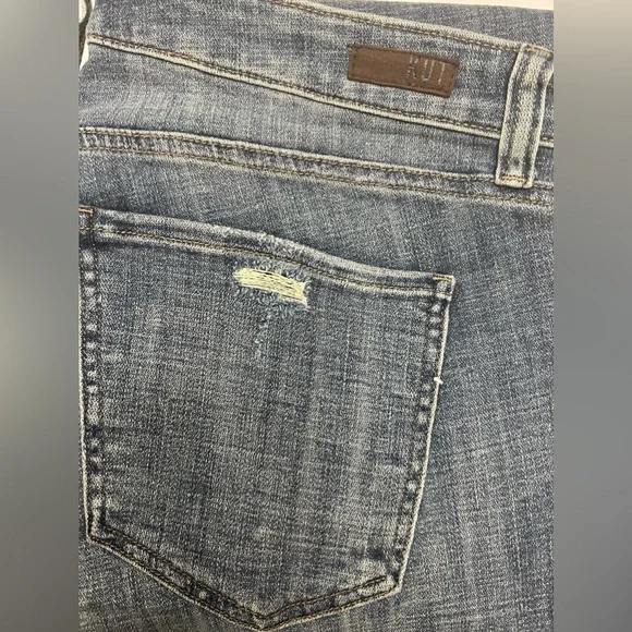 Size 18W KUT from the Kloth High Rise Ankle Straight Leg Jeans - Picture 4 of 6